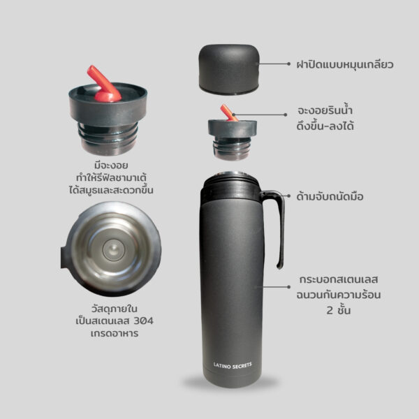 กระติกน้ำชามาเต้ Thermos - Image 3